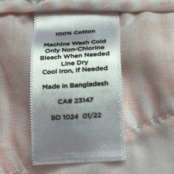 Talbots Shorts Size 10 Seersucker Orange & White Striped Bermuda Length NWOT - Picture 5 of 5